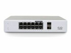 Cisco MERAKI MS130-12X CLOUD MGD. 8GE + 4X(2.5GE) 240W POE SWITCH