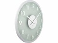 NeXtime Wanduhr Frosted Wood Ø 50 cm Weiss, Form