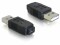 Bild 1 DeLock USB 2.0 Adapter USB-A Stecker - USB-MicroB Buchse