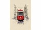 Natur Verlag Motivkarte Rotes Tram 17.5 x 12.2 cm, Papierformat
