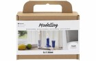 Creativ Company Modellier-Set Kerzenhalter Ultramarinblau