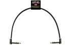 Ernie Ball Patch-Kabel 6409 Flat Ribbon ? 0.3 m, Schwarz