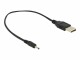 Bild 2 DeLock USB-Stromkabel DC Hohlstecker 3/1.1mm USB A - DC