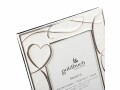 Goldbuch Bilderrahmen Hearts Silber, 10 x 15 cm, Bildformat