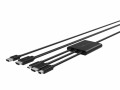 BELKIN Kabel HDMI/Mini-DisplayPort/USB Type-C - HDMI, 2.4 m