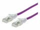 Dätwyler Cables Dätwyler Patchkabel 0,5m Kat.6a, S/FTP violett, CU 7702 flex