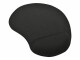 ednet Gel Mouse Pad - Mouse pad with wrist pillow - black