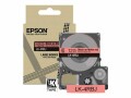 Epson LabelWorks LK-4RBJ - Schwarz auf Mattrot - Rolle