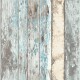 DUTCH WALLCOVERINGS Tapete Holz-Optik Blau PE10012