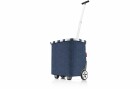 Reisenthel Einkaufsroller carrycruiser 40l, herringbone dark blue