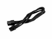 SilverStone Stromverlängerungskabel 6Pin - 6Pin PCIe Schwarz