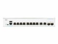 Cisco Switch CBS250-8T-E-2G-EU 10 Port, SFP Anschlüsse: 2