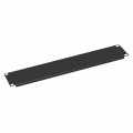 Value - Blindabdeckung - Schwarz, RAL 9005 - 2U - 48.3 cm (19"