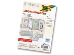 Folia Leporello-Karten 300g/m2 Silber, Papierformat: 10.5 x 15.5