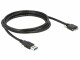 Bild 0 DeLock USB 3.0-Kabel verschraubbar USB A - Micro-USB B