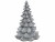 Bild 0 G. Wurm Weihnachtsbaum Silber, 18 x 25 x 18 cm