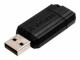 Verbatim USB DRIVE 2.0 PIN STRIPE 64GB READ UP TO