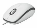 Logitech M100 - Mouse - full size - right