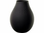 Villeroy & Boch Vase Collier Perle No. 2, Schwarz, Höhe: 20