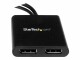 StarTech.com - Mini DisplayPort to DP Multi Monitor Splitter - 2-Port MST Hub