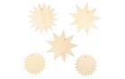 Rico Design Holzartikel Sonnen und Sterne, Breite: 11 cm, Höhe