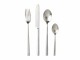 Bitz Besteck-Set 16-teilig, Silber Satin