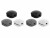 Bild 0 DeLock Kabel-Clip 5 mm, 3x2 Stück, weiss, grau, schwarz