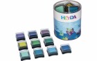 Heyda Stempelkissen Set Aqua Mehrfarbig, 10 Stück, Detailfarbe