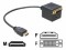 Bild 1 DeLock 2-Port Signalsplitter HDMI - DVI-D/HDMI, Anzahl Ports: 2