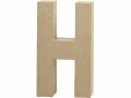 Creativ Company Papp-Buchstabe H 20.5 cm, Verpackungseinheit: 1 Stück