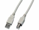 Wirewin USB2.0-Kabel A-B: 1.8m, grau,