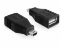 DeLock USB Adapter A-Buchse zu Mini-B-Stecker, für USB-Stick