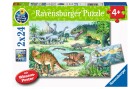 Ravensburger Puzzle Saurier und ihre Lebensräume, Motiv: Tiere