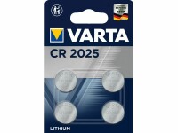 Varta Knopfzelle CR2025 4 Stück, Batterietyp: Knopfzelle