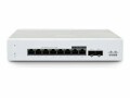 Cisco Meraki PoE+ Switch MS130-8X 10 Port, SFP Anschlüsse: 0