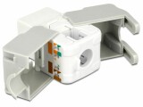 DeLock Keystone-Modul RJ-45 Cat.6, UTP Weiss, Modultyp: Keystone