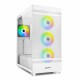 SHARKOON TECHNOLOGIE REBEL C50 RGB ATX CASE WHITE ATX PC CASE  PC NS CBNT