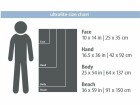 PackTowl Badetuch Ultralite Beach, Riptide, 150 x 91 cm