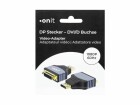 onit Adapter DisplayPort - DVI-D, Kabeltyp: Adapter