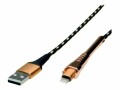 Roline Gold - Lightning-Kabel - Lightning männlich zu USB