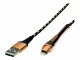 Roline GOLD USB 2.0 Kabel 1,0m, Typ A 