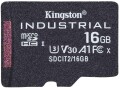 Kingston microSDHC-Karte Industrial UHS-I 16 GB