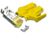 Wirewin Stecker RJ45 Hirose TM31 50 Stück, Gelb, Kabelschirmung