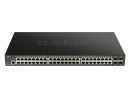 D-Link 52-PORT SMART MGD POE+GB SWITCH 4X 10G NMS IN CPNT