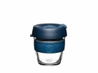 KeepCup Thermobecher Brew XS Glas/Silikon, 177 ml, Blau, Material