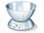 Beurer Küchenwaage KS54 Silber, Bedienungsart: Tasten