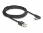 DeLock USB 2.0-Kabel USB A - USB C gewinkelt