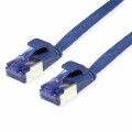 Value Patchkabel flach 2,0m, Kat.6a,FTP, blau, halogenfrei, Class EA