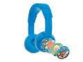 BuddyPhones Kinderkopfhörer Play+ Bluetooth Blau, Sprache