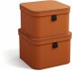 BIGSO BOX Aufbewahrungsbox Ludvig - 746252233 terracotta             2er-Set